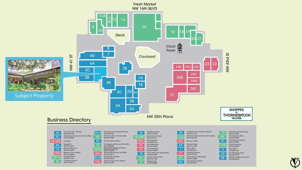 Thornebrook Village: 2441 NW 43rd St Ste 5A, Gainesville, FL 32606